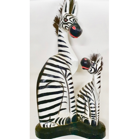 Zebra con piccolo