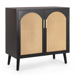 CREDENZA 2 ANTE JOSINE NERO